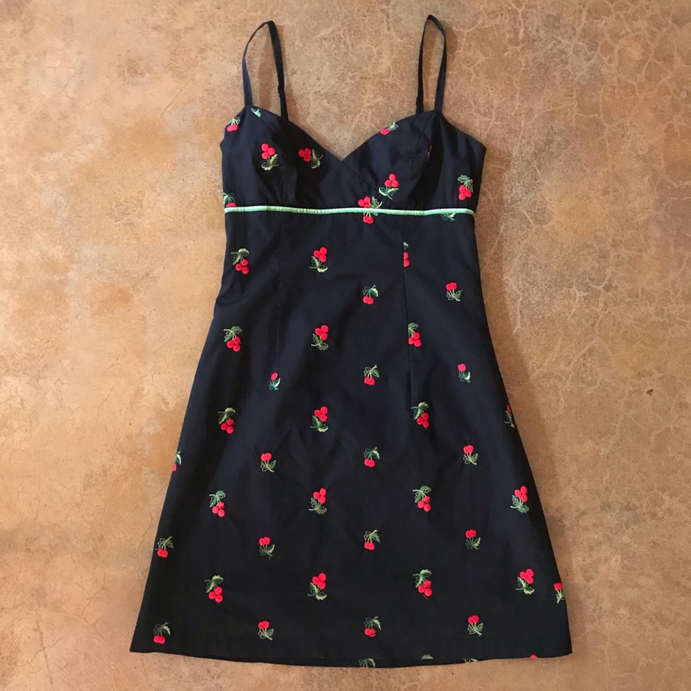 Shoshanna embroidered slipdress